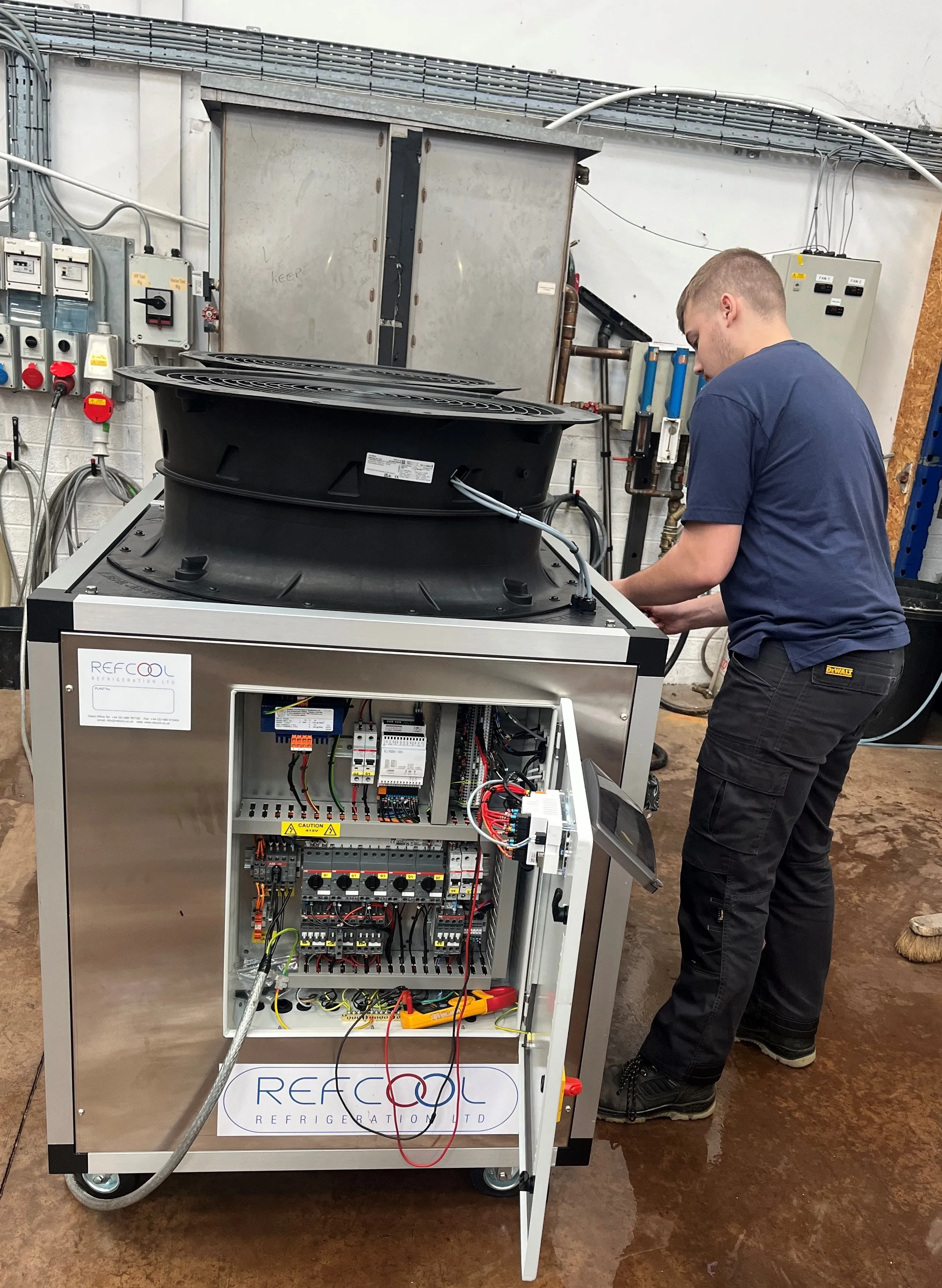 Custom chiller installation