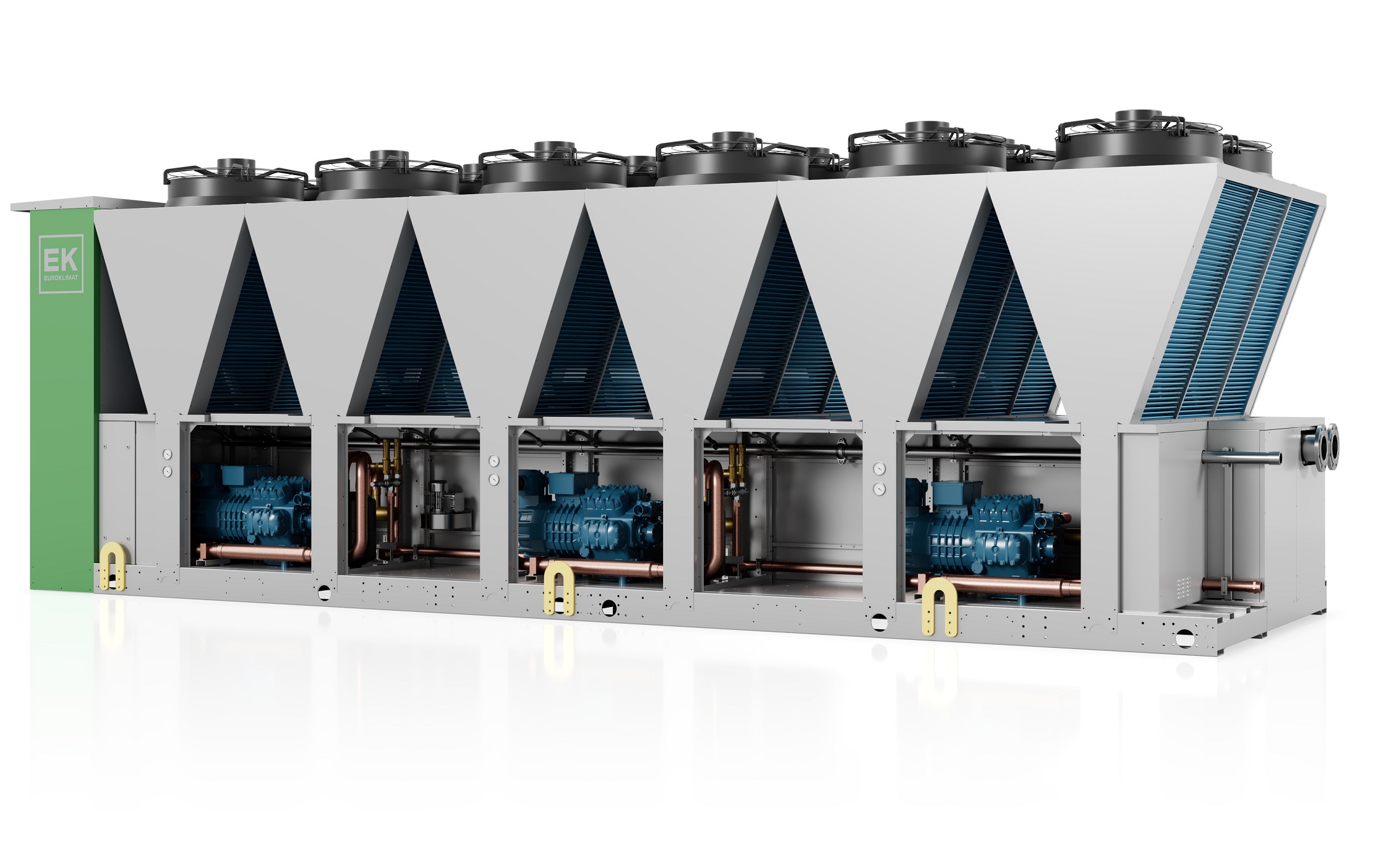 Natural refrigerant chiller system